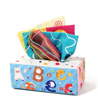 Sensorische Spielzeug-Taschentuchbox