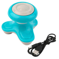 masseur vibrant bleu chargement USB