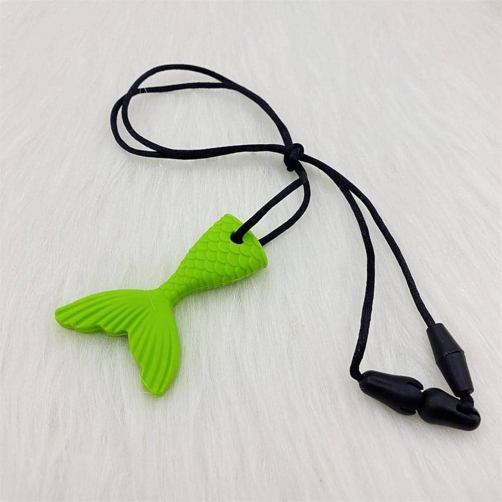 Kauhalskette Collana Da Masticare Cristallo – Morbida O Extra-Ferma, Senza Lattice E PVC, Per Stimolazione Orale E Motor Skills