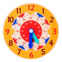 horloge d'apprentissage orange